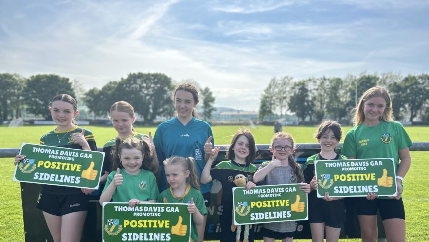 Thomas Davis GAA Positive Sidelines Campaign